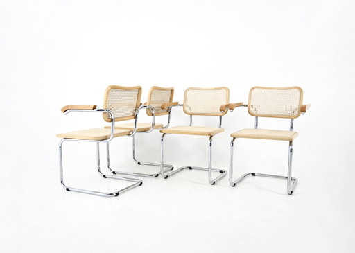 Esszimmerstühle Style B32 von Marcel Breuer, 4er-Set