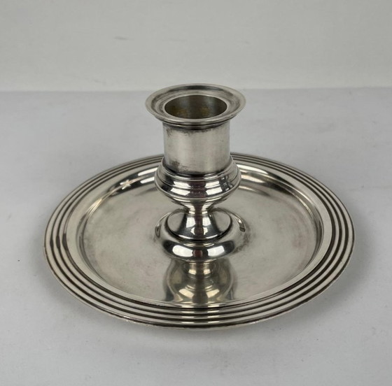 Image 1 of Bougeoir de chambre Christofle en métal argenté