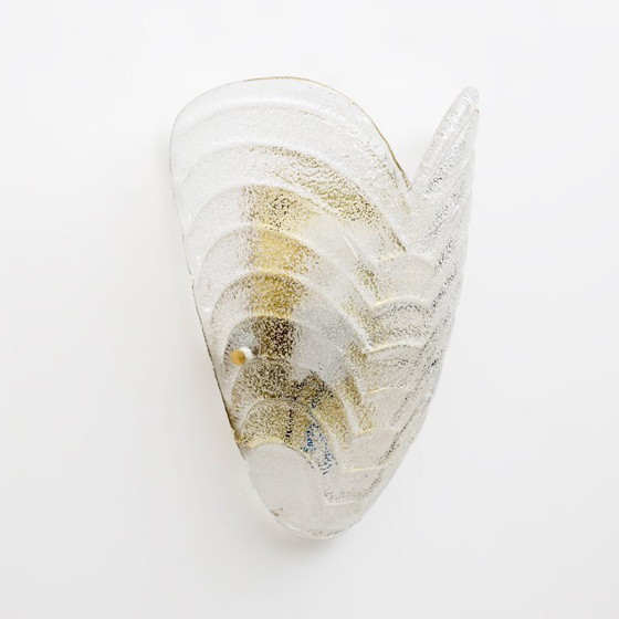 Image 1 of Coppia di lampade da parete in vetro di Murano in stile Barovier, vintage anni '60