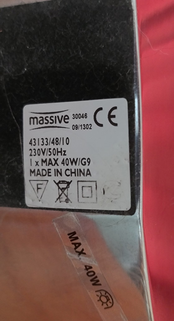 Image 1 of 2x Massive Berio table lamp.