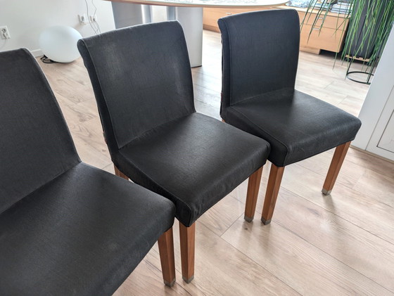 Image 1 of 4x Flexform Pausa Dining Chairs