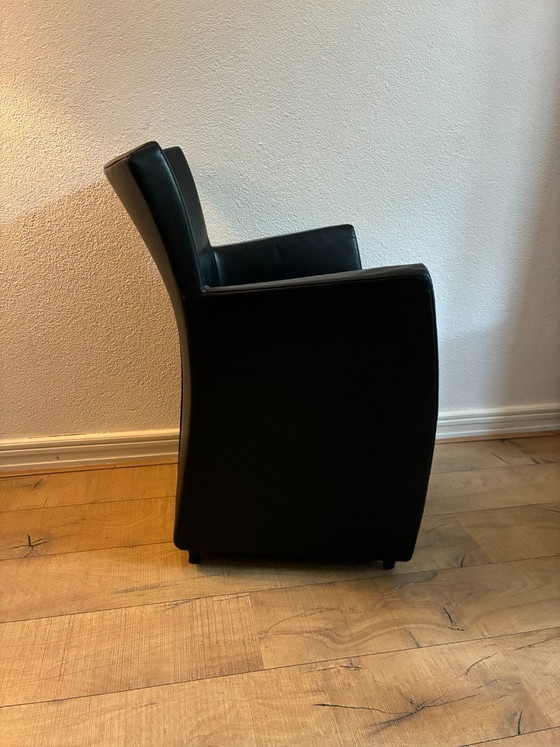 Ensemble de 3 fauteuils Montis – cuir noir – Leather (photo 11 of 13)