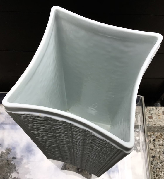 Image 1 of Vaso da terra Op Art Arzberg anni '70