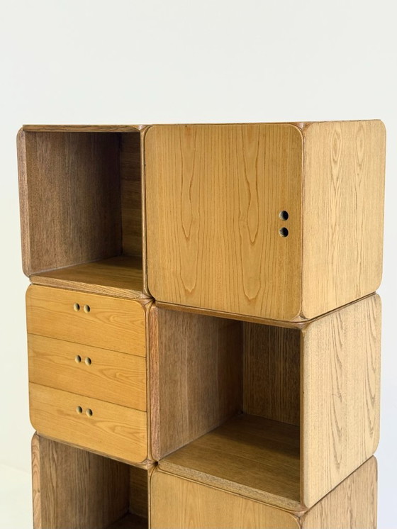 Image 1 of Set of 7 modular cabinets by Derk Jan de Vries for Maisa di Seveso