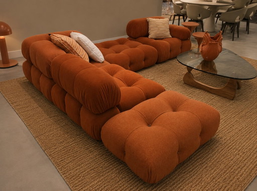 B&B Italia Camaleonda licata 333 velluto terracotta e pelle – modulaire banken, Textile (photo 2 of 15)