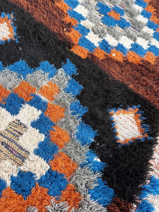 Image 1 of Mid-Century Moroccan Berber Wool Rug 