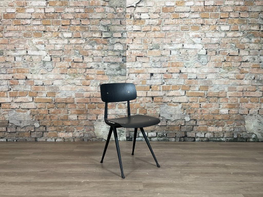 HAY Result Zwart - Meer Op Voorraad – eetkamerstoelen, Metal, Wood