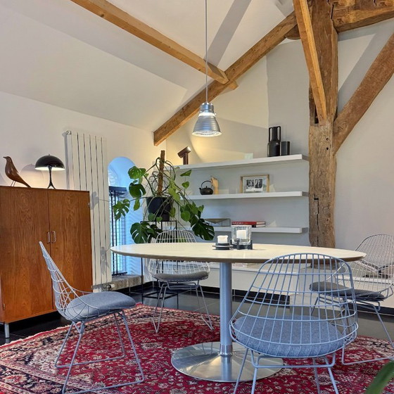 Image 1 of Zeiss Ikon Pendelleuchten Bauhaus 1930er Jahre neu gestaltet Satz von 3