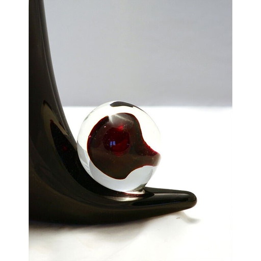 Vintage Murano glass toucan by Carlo Moretti, 1960s