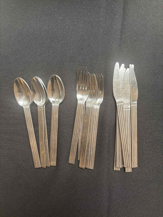 Image 1 of Vintage IKEA Strateg bestekset: 18-delig postmodern roestvrijstalen bestek