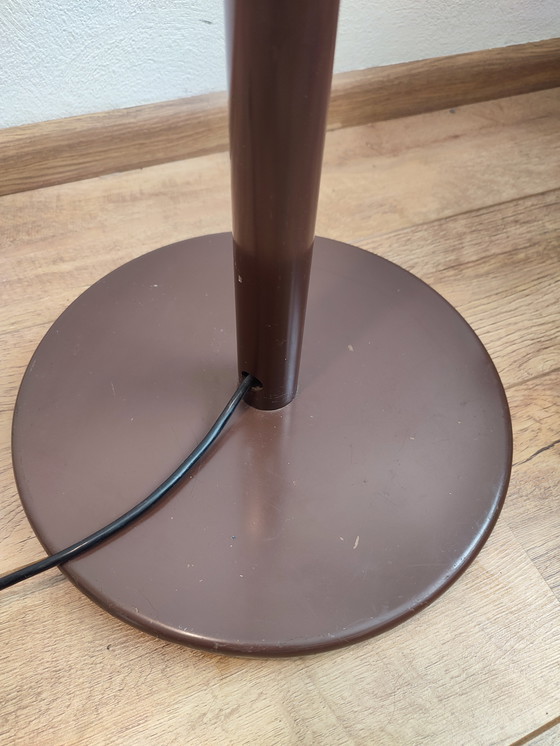 Image 1 of Lampadaire Artifort à double arche marron vintage