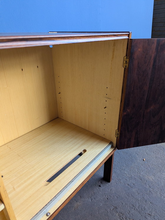 Image 1 of Meuble bar/plateau vinyle vintage danois - HG Furniture