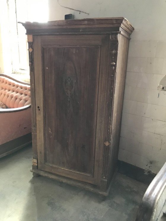 Antique Hungarian Pine Wardrobe (photo 5 of 7)