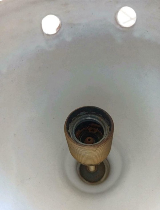 Image 1 of Echte vintage lamp van keramiek - hanglamp van Fischer Leuchten