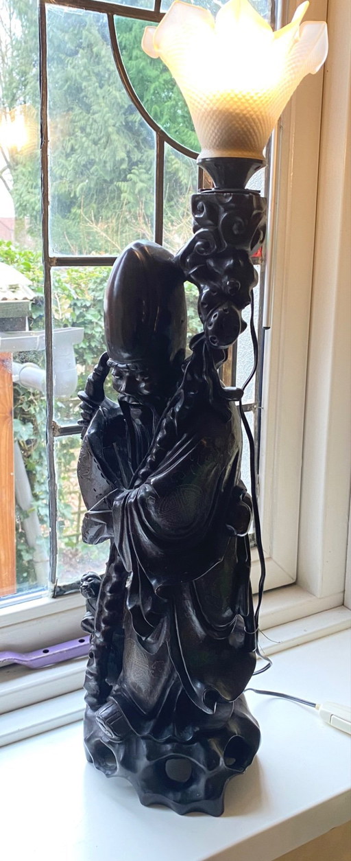 Grote Chinese Tafellamp 