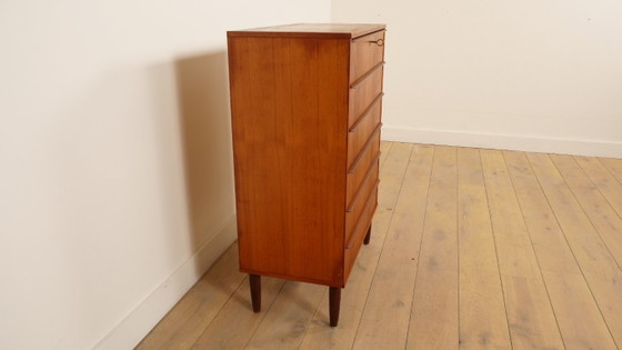Vintage Danish Chest of drawers | Teak | 6 drawers | 106 cm – Wood (photo 6 of 9)