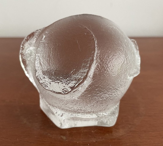 Pukeberg - Éléphant en Verre Vintage (Bloc) - Uno Westerberg – Sculptures, Glass (photo 6 of 7)