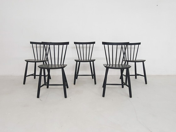 Image 1 of Poul M. Volther J46 Spindle Back Chair For Fdb Mobler, Denmark, 1956