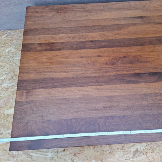 Image 1 of large solid teak coffee table Axel Vervoordt