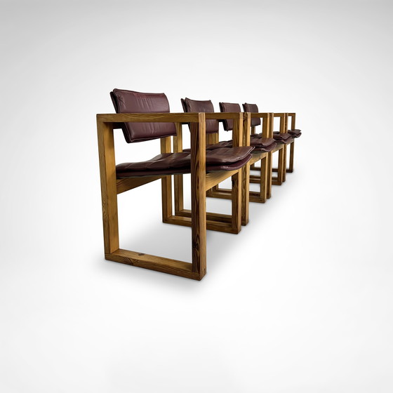 Image 1 of Fauteuil van Ate van Apeldoorn voor Houtwerk Hattem 1970, set van 4