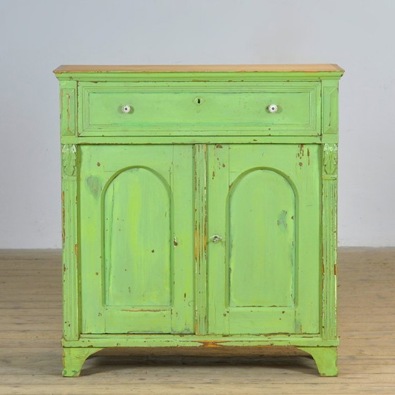 Image 1 of Antiek grenen dressoir, circa 1910