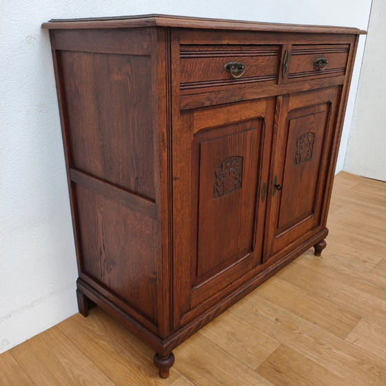 Image 1 of Credenza, cassettiera e comò antichi francesi vintage, mobili da bagno