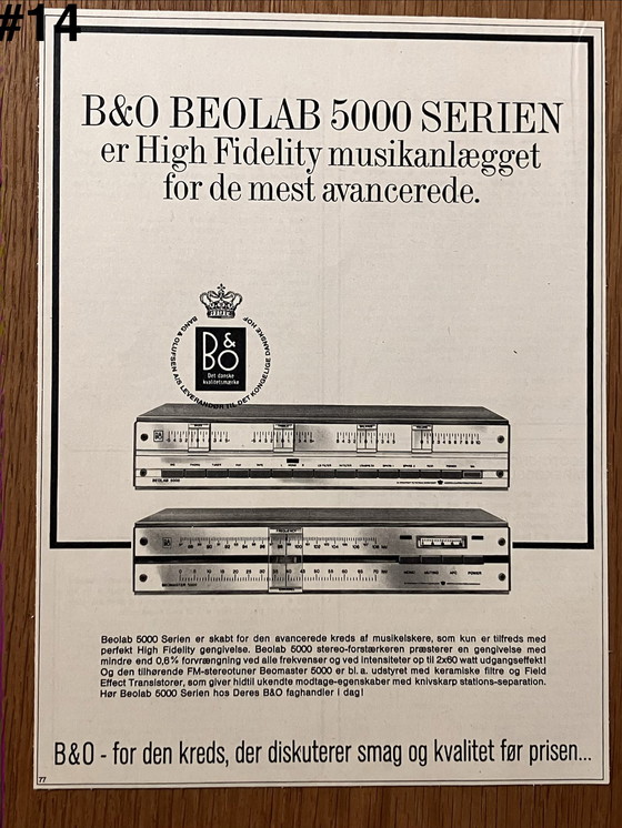 Image 1 of Materiale pubblicitario dal design vintage anni '60 e '70