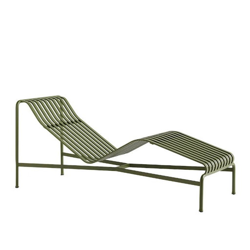 2 PALISSADE CHAISE LOUNGE OLIJF / HOOI 