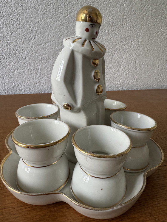 Image 1 of Service à Œufs en Porcelaine Robj Ancien