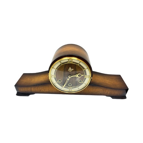 Image 1 of AnkerUhr vintage mantel clock from the 1950s, functional, retro wood buffet