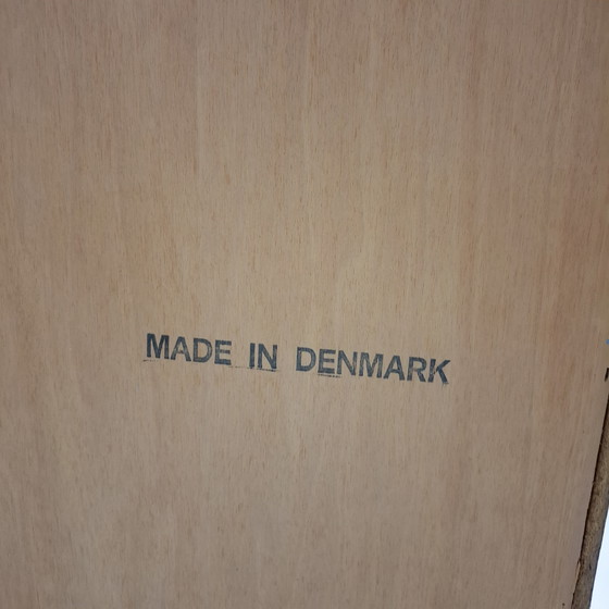 Image 1 of Armario de pared antiguo de teca, diseño danés, década de 1970.