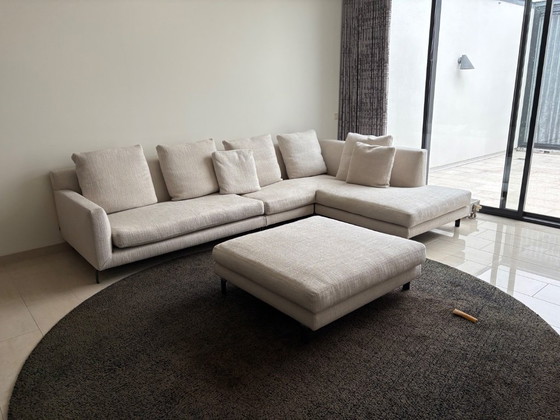 Image 1 of Minotti Andersen Sofa mit Fußhocker