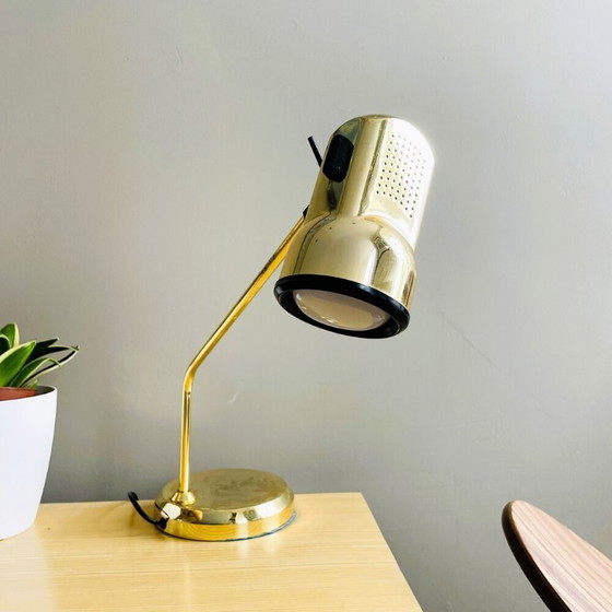 Image 1 of Portuguese postmodern articulated metal desk lamp, 1980s