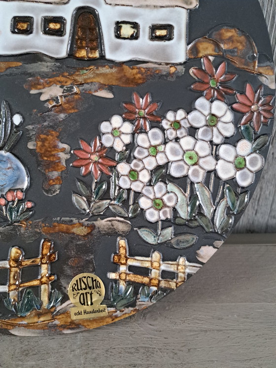 Image 1 of Piatto da parete vintage Ruscha Art