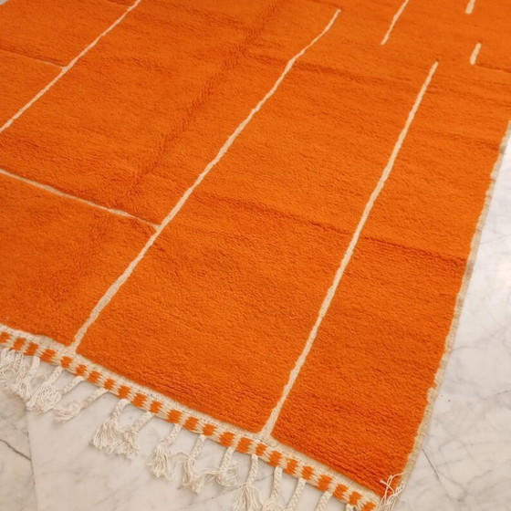 Image 1 of Handmade orange rug, 200cm x 300cm