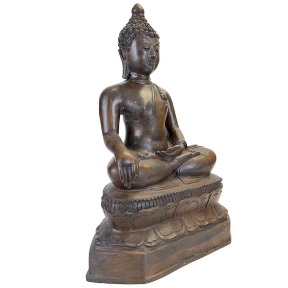 Buddha Thai Sukhothai – Sculture, Bronze (photo 2 of 10)