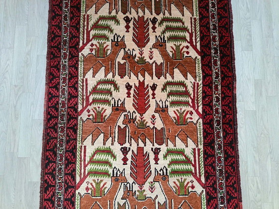 Image 1 of Tappeto persiano Belouch fatto a mano