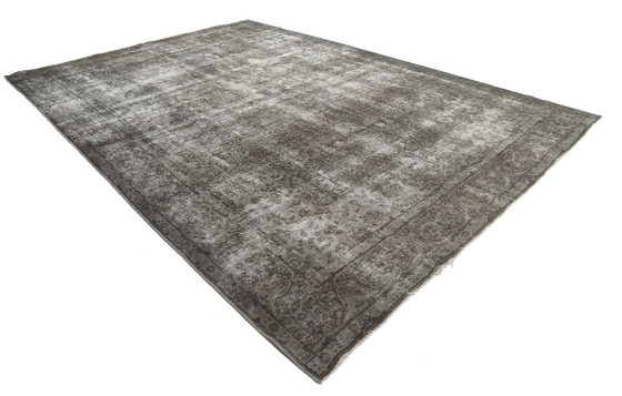 Image 1 of Hand-knotted vintage art rug 440x297