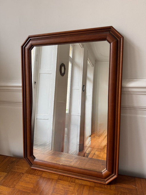 Miroir en bois ancien