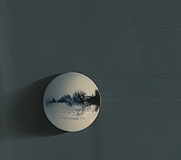 Image 1 of Unique Edition. High-Quality Giclée Print. Monsieur Escargot and the Desert of Forgotten Gazes