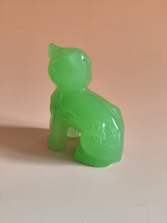 Franklin Mint 1986 – Dynasty Ch'ing Jade Kat (oggetto da collezione) – Oggetti decorativi, Other (photo 3 of 5)
