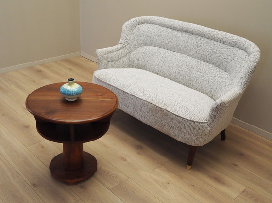 Image 1 of Divano bianco melange, design italiano, anni '60, produzione: Italia