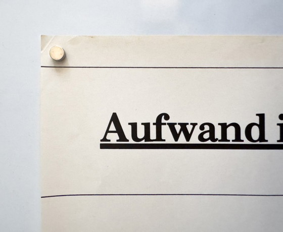 Image 1 of 🏁 Original vintage 1985 Porsche 944 Turbo Cutaway Poster / Plakat - XL 76 × 102 cm 