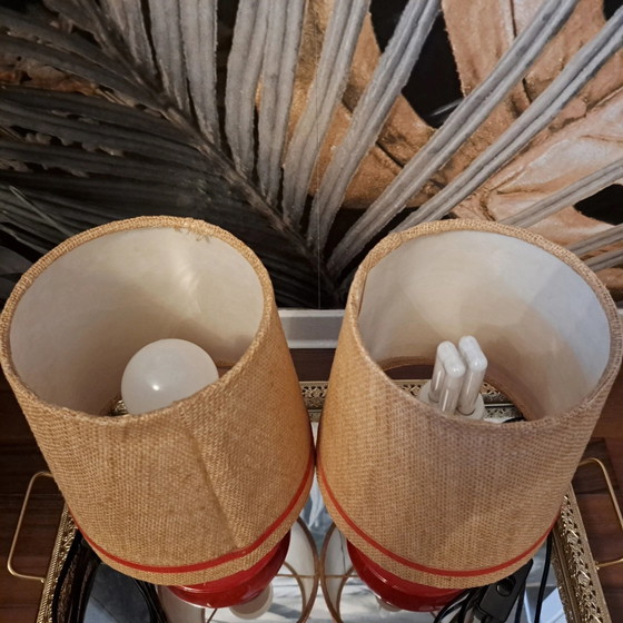 2x Steuler Cari Zalloni ceramic table lamps (presumably ARO lighting components) (photo 12 of 12)