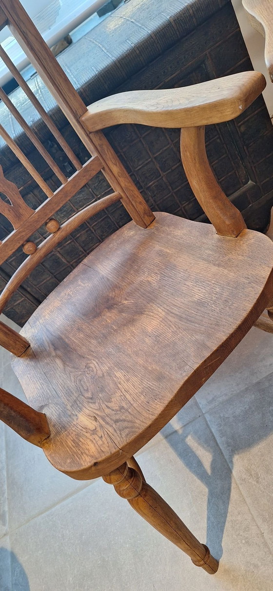 Set di poltrone vintage Mendlesham (Windsor), Sedie da pranzo, Legno, Marrone (foto 6 di 13)