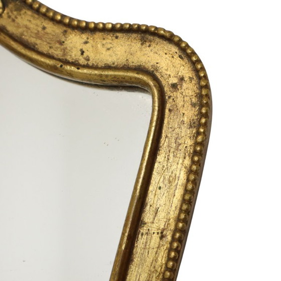 Kleine Franse Kuifspiegel Bladgoud Verguld Barok Stijl – Glass (photo 13 of 26)