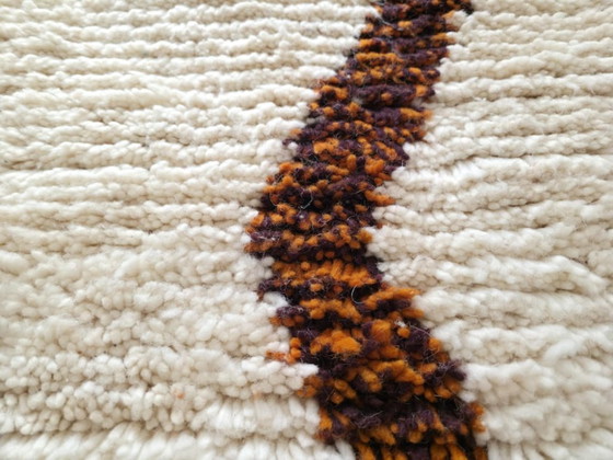 Image 1 of Handgemaakt Marokkaans wollen tapijt 2,5 x 1,5 m: Berber geometrisch ontwerp