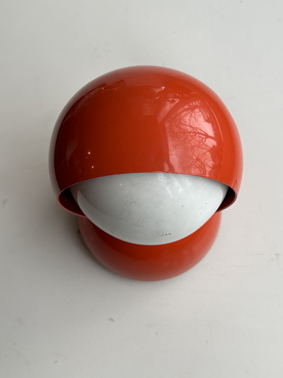 Image 1 of Vintage Artemide Eclisse - Vico Magistretti - Orange (Pièce de projet)