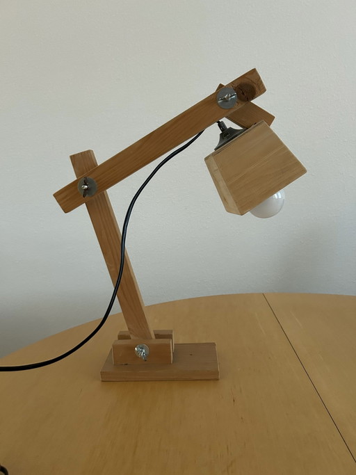 Scandinavische Houten Bureaulampen
