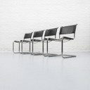 Mart Stam S33 Dining Room Chairs Set Thonet 1970s